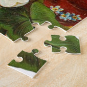 Puzzle Beautiful Romantic Summer Bouquet with Red Rose (Côté)