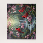 Puzzle Beaux Cardinals Célestes (Vertical)