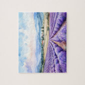 Puzzle Beaux champs de lavande (Vertical)