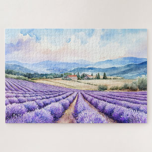 Puzzle Beaux champs de lavande