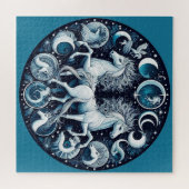 Puzzle "Beaux chevaux mystiques" 15 (Horizontal)