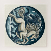 Puzzle "Beaux chevaux mystiques" 16 (Horizontal)