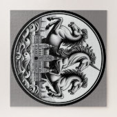 Puzzle "Beaux Chevaux Mystiques" 17 (Horizontal)