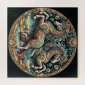 Puzzle "Beaux chevaux mystiques" 25 (Horizontal)