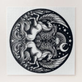 Puzzle "Beaux chevaux mystiques" 29 (Horizontal)