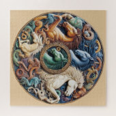 Puzzle "Beaux chevaux mystiques" 39 (Horizontal)