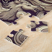 Puzzle "Beaux chevaux mystiques" 46 (Côté)