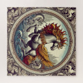 Puzzle "Beaux chevaux mystiques" 46 (Horizontal)