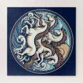 Puzzle Beaux chevaux mystiques 51 (Horizontal)