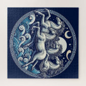 Puzzle Beaux chevaux mystiques 52 (Horizontal)