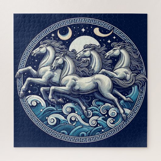 Puzzle Beaux chevaux mystiques 52 (Vertical)