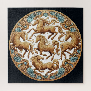 Puzzle "Beaux Chevaux Mystiques" 8