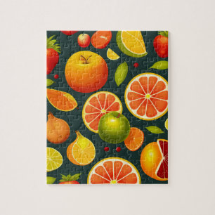 Puzzle Beaux Fruits Colorés