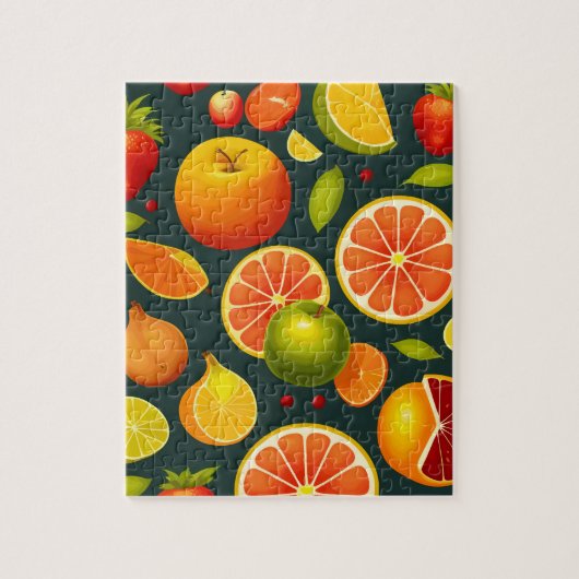Puzzle Beaux Fruits Colorés (Vertical)