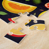 Puzzle Beaux fruits Motifs colorés (Côté)