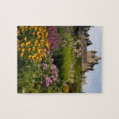 Puzzle Beaux jardins et célèbre château en Ecosse (Horizontal)