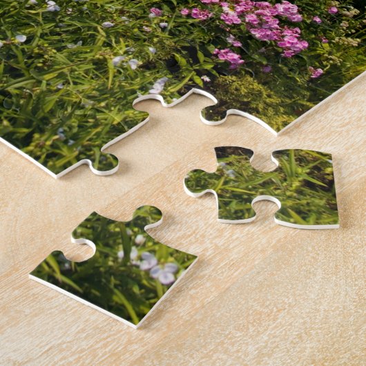 Puzzle Beaux jardins et célèbre château en Ecosse (Côté)