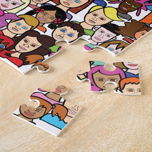 Puzzle Beaux visages (Côté)