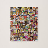 Puzzle Beaux visages (Vertical)