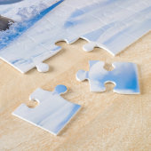 Puzzle Beaver Ice Bathing in a Striped Swimsuit (Côté)