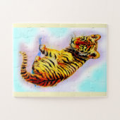 Puzzle Bébé animal tigre (Horizontal)