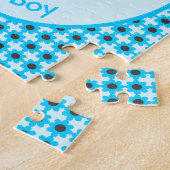 Puzzle Bébé Bleu mignon Bee Bee Personnalisé (Côté)