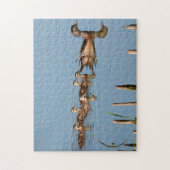 Puzzle Bébé Canards dans une rangée après Maman Jigsaw Pu (Vertical)