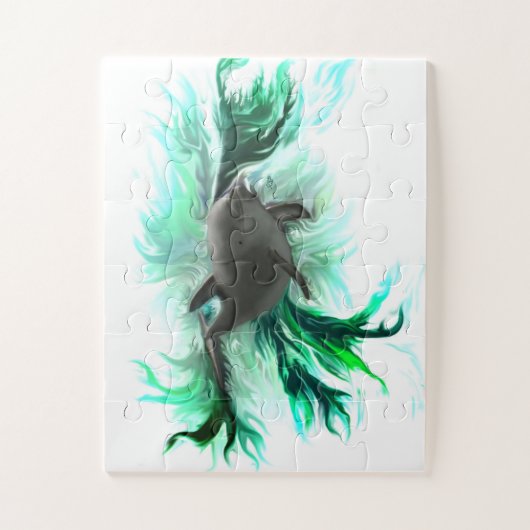 Puzzle Bébé dauphin (Vertical)