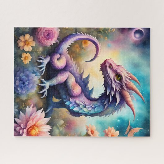 Puzzle Bébé dragon art (Horizontal)