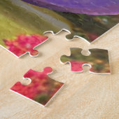 Puzzle Bébé Dragon Violet Et Imaginaire Château Médiéval (Côté)