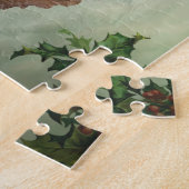 Puzzle Bébé écureuils gris Noël (Côté)