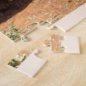 Puzzle Bébé éléphants lavant animal (Côté)