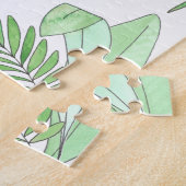 Puzzle Bébé Faire-part de naissance mignonne Sloth Jungle (Côté)