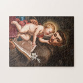 Puzzle Bébé Jésus Avec Saint Antoine De Padoue (Horizontal)