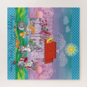 Puzzle Bébé lapin petit (Horizontal)