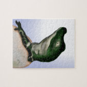 Puzzle Bébé mignon Art numérique Alligator (Horizontal)