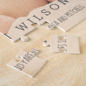 Puzzle Bébé mignon Faire-part de naissance (Côté)