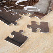 Puzzle Bébé mignon Faire-part de naissance (Côté)