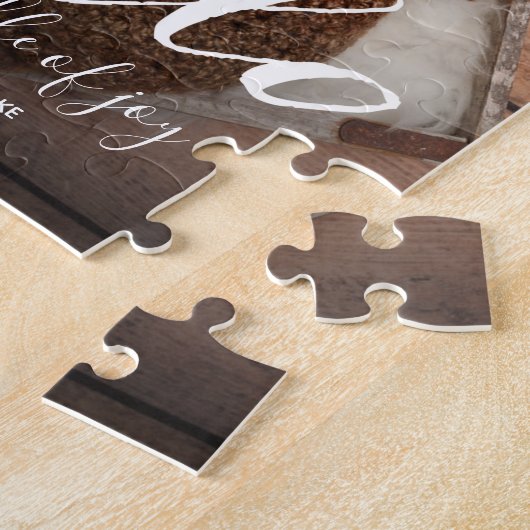 Puzzle Bébé mignon Faire-part de naissance (Côté)