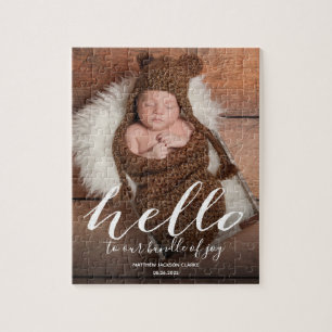 Puzzle Bébé mignon Faire-part de naissance