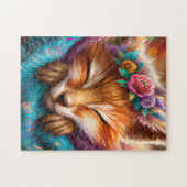 Puzzle Bébé mignon Fox (Horizontal)