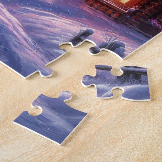 Puzzle Bébé mignon Père Noël Danse Réveillon de Noël (Côté)