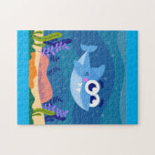 Puzzle Bébé mignon requin (Horizontal)