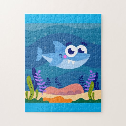 Puzzle Bébé mignon requin (Vertical)