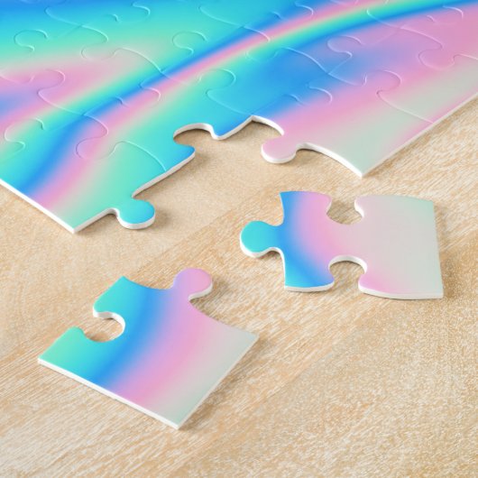 Puzzle Bébé mignon sirène Ombre coloré (Côté)