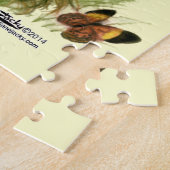 Puzzle Bébé orang-outan et papillon (Côté)