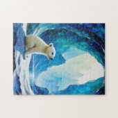 Puzzle Bébé Ours Polaire (Horizontal)