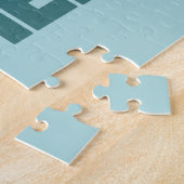 Puzzle Bébé s'attendant à dinosaure grand frère (Côté)