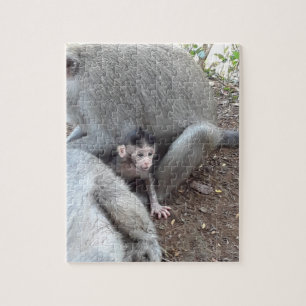 Puzzle Bébé singe