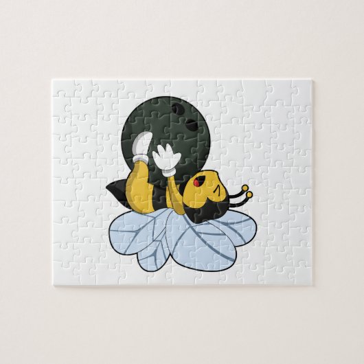 Puzzle Bee at Bowling (Horizontal)